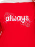 Racing Red Printed Long - Sleeve Design 29 - Khotwh